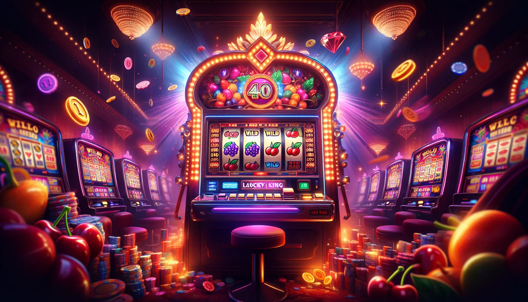 Играть в слот  40 lucky king 